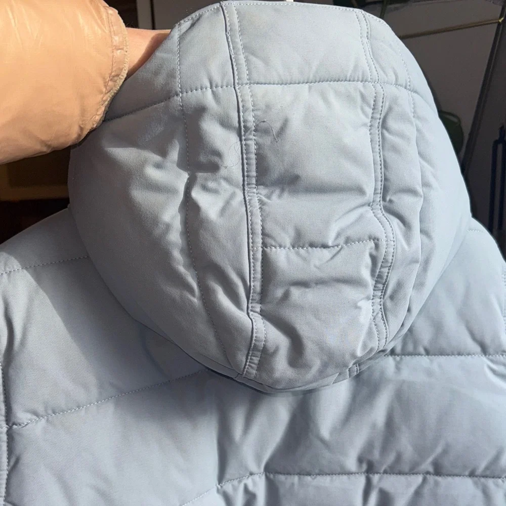 Carhartt Women's Montana Relaxed Fit Insulated Jacket Light Blue/Gray Puffer - Picture 10 of 11